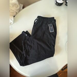 Karen Scott Men's Black Sweatpants